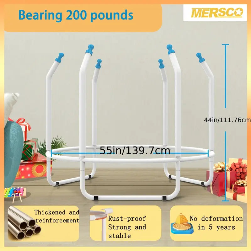 MyFunGear 55inch Mini trampoline orange