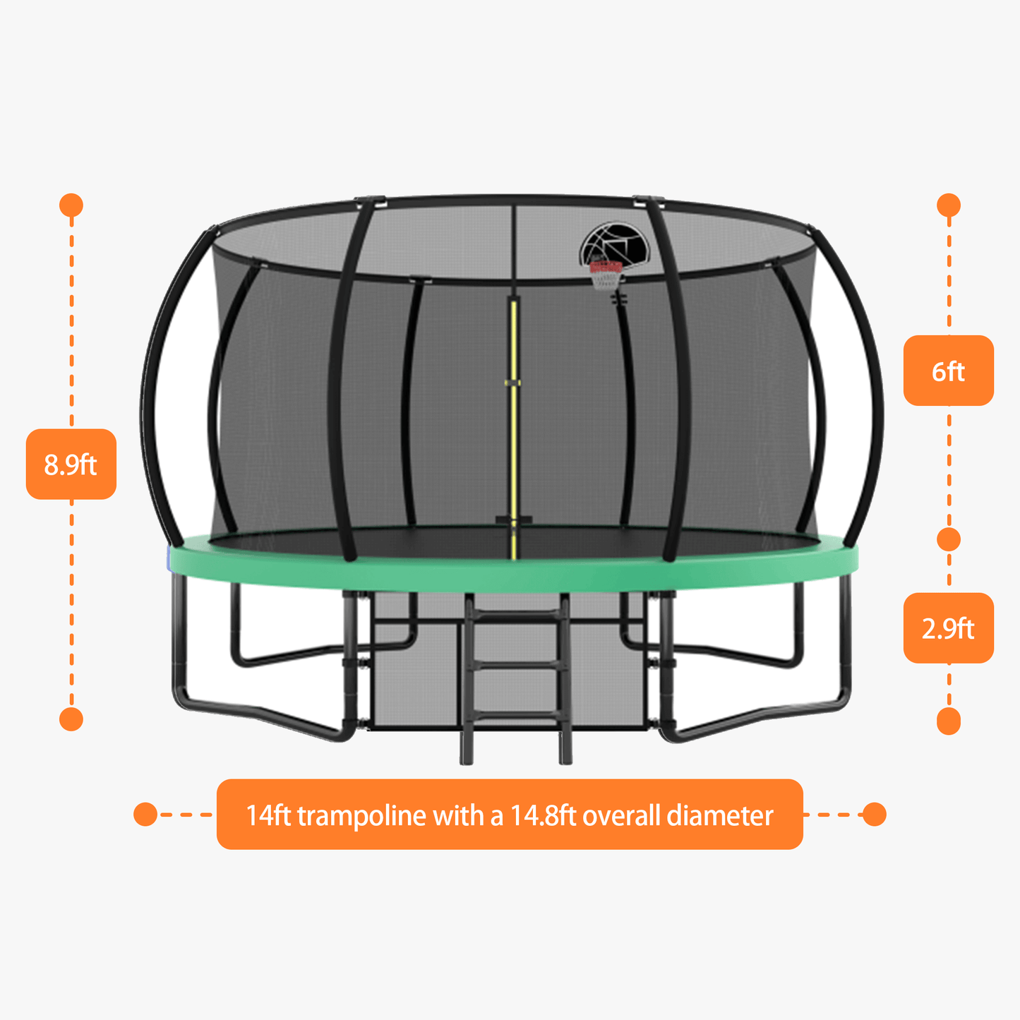 MyFunGear Forti 14ft trampoline