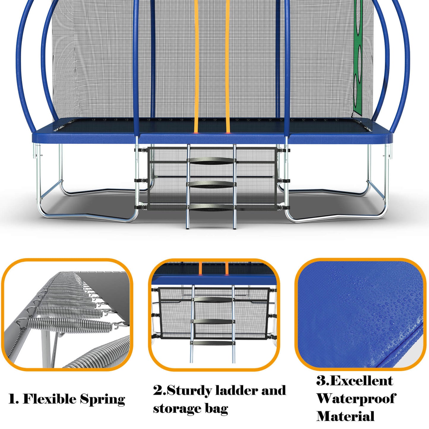 MyFunGear rectangle trampoline 8ft*14ft